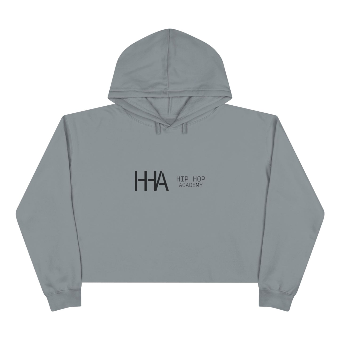 Hip Hop Academy Crop Hoodie - Stylish Streetwear for Music Lovers